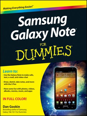 cover image of Samsung Galaxy Note For Dummies